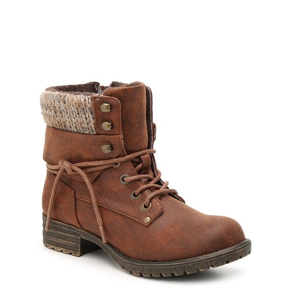 B52 Bullboxer Lindsey Combat Boots - Picture 1 of 4